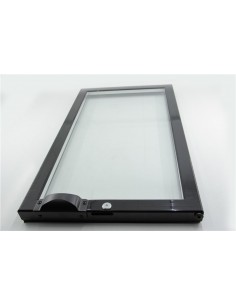 Porte vitrée gauche