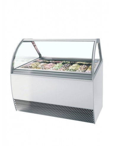 Vitrine à glace 18 bacs - PRO20332