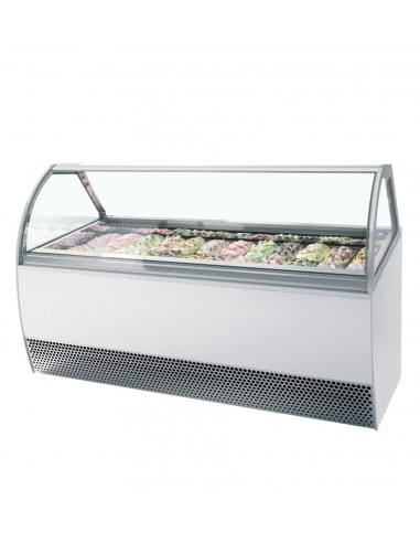 Vitrine à glace 24 bacs - PRO20334