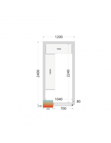 Panneaux de chambre froide 6m3 - CR...