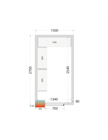 Panneaux de chambre froide 8m3 - CR...