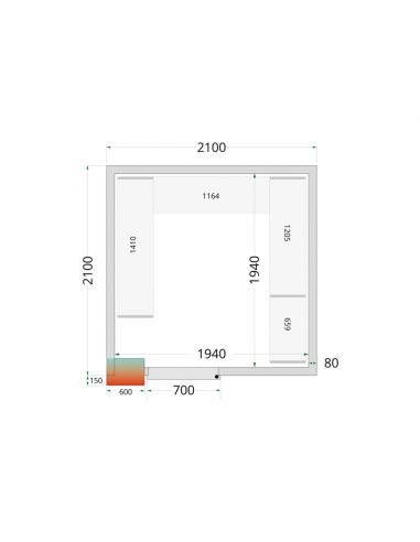 Panneaux de chambre froide 9m3 - CR...