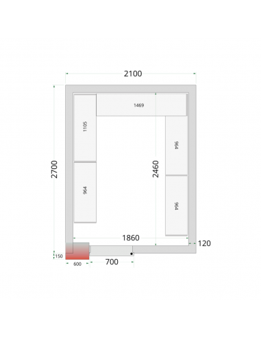 Panneaux de chambre froide 12m3 - CR...