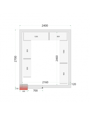 Panneaux de chambre froide 14m3 - CR...