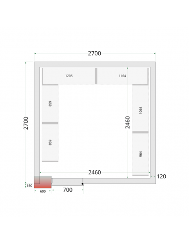 Panneaux de chambre froide 16m3 - CR...