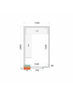Chambre froide positive 7m3...