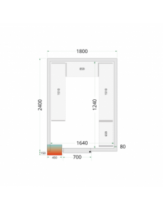 Chambre froide positive 9m3...