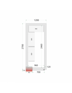 Chambre froide négative 7m3...