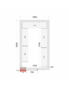 Chambre froide négative...