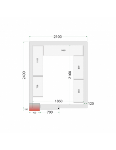 Chambre froide négative...