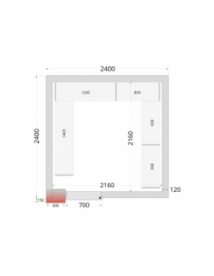 Chambre froide négative...