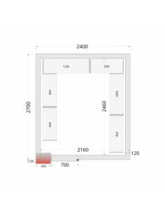 Chambre froide négative...
