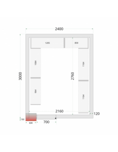Chambre froide négative...
