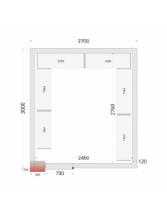 Chambre froide négative...