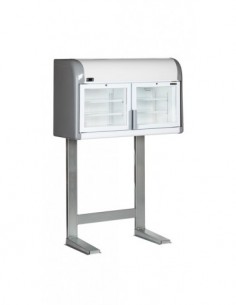 Congélateur vitré 170L -...