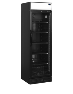 Réfrigérateur vitré noir...