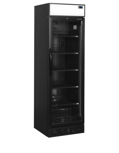 Réfrigérateur vitré noir 219L - PRO51528