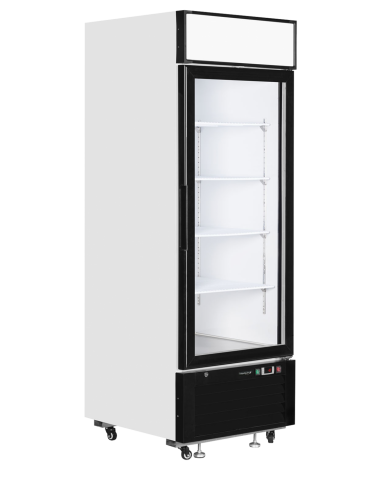 Congélateur vertical vitré 405L -...