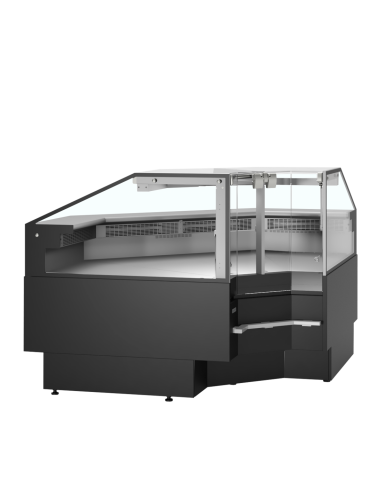 Vitrine réfrigérée angle int 90° -...