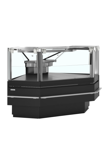 Vitrine réfrigérée angle ext 90° -...